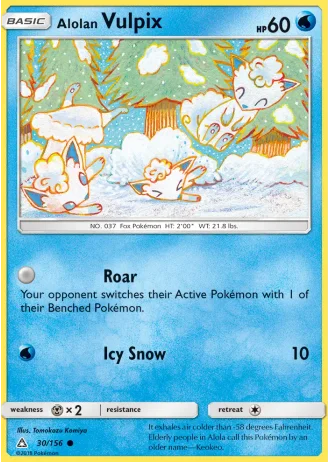 Alolan Vulpix #30 — Ultra Prism