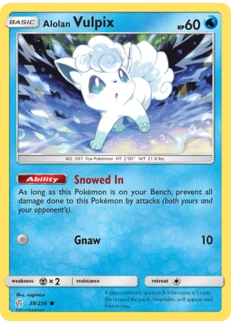 Alolan Vulpix #39/236 — Cosmic Eclipse