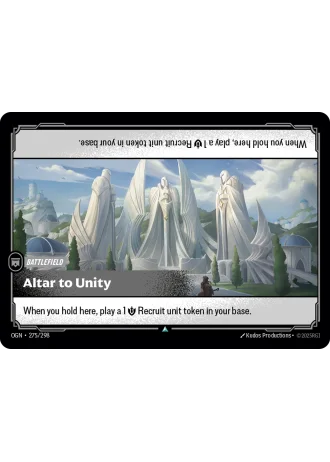 Altar to Unity #275/298 — Origins