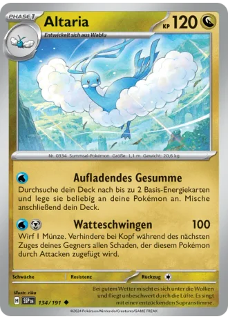 Altaria #134/191 — Stürmische Funken
