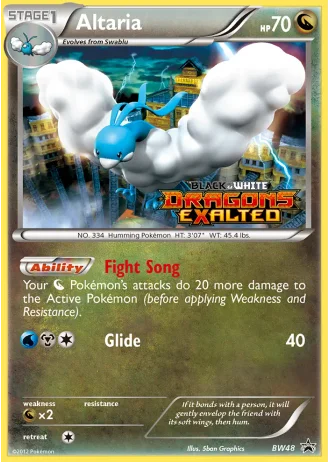 Altaria BW48 — Black & White Promos