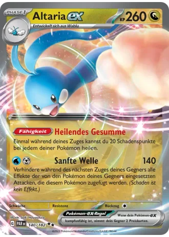 Altaria ex #140/182 — Paradoxrift