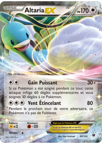 Altaria EX #83 — Impact des Destins