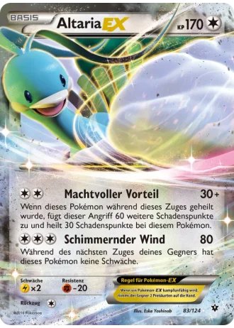Altaria EX #83/124 — Schicksalsschmiede