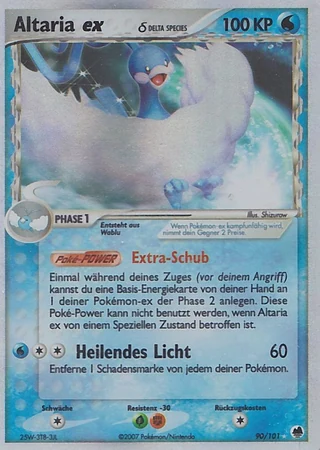 Altaria ex #90 — EX Dragon Frontiers