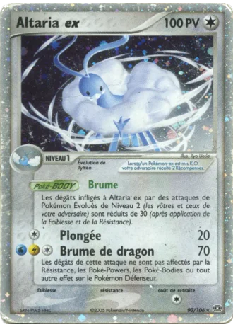 Altaria ex #90/106 — EX Émeraude