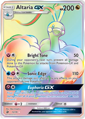 Altaria GX #72 — Dragon Majesty