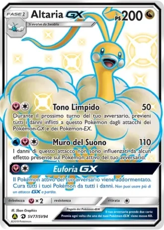 Altaria GX SV77/94 — Tesoro Cromatico (Destino Sfuggente)