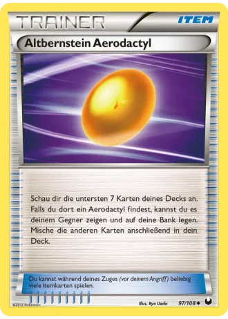 Altbernstein Aerodactyl #97 — Erforscher der Finsternis