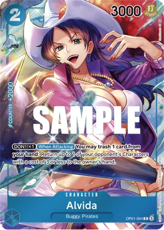 Alvida (OP01-064) (Alternative Art) — Romance Dawn (OP01)