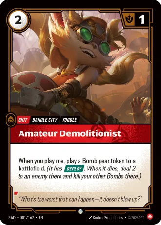 Amateur Demolitionist #001/167 — Radiance