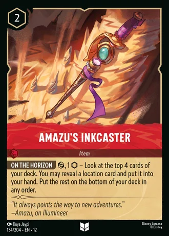 Amazu's Inkcaster #134/257 — Wilds Unknown