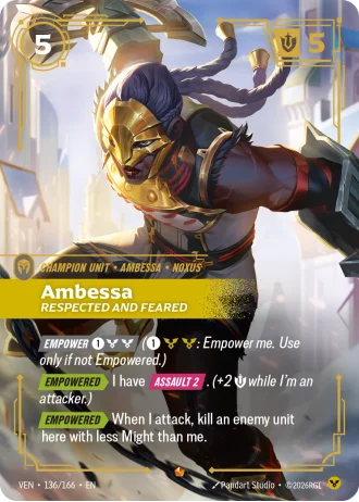 Ambessa, Respected and Feared #136/166 — Vendetta