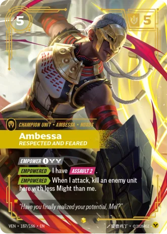 Ambessa, Respected and Feared #187/166 — Vendetta