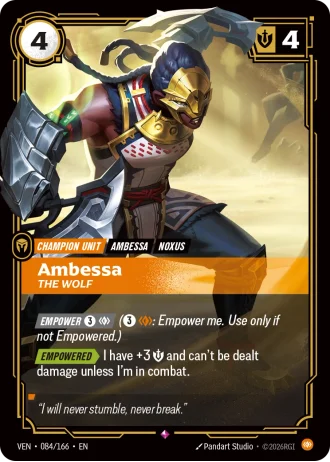 Ambessa, The Wolf #084/166 — Vendetta