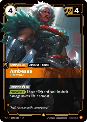Ambessa, The Wolf #084a/166 — Vendetta