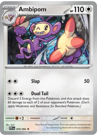 Ambipom #079/94 — Phantasmal Flames