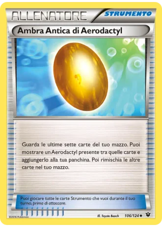 Ambra Antica di Aerodactyl #106/124 — Destini Incrociati