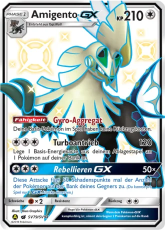 Amigento GX SV79/94 — Schillernde Schatzkammer (Verborgenes Schicksal)