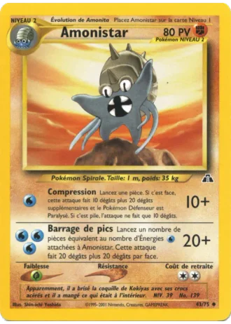 Amonistar (première édition) #43/75 — Neo Discovery (1ère Édition)