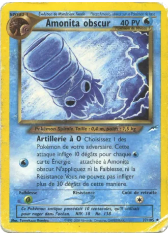 Amonita obscur (première édition) #37/105 — Neo Destiny (1ère Édition)