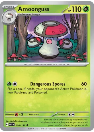 Amoonguss #010/197 — Obsidian Flames