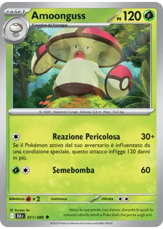 Amoonguss #011/86 — Luce Nera