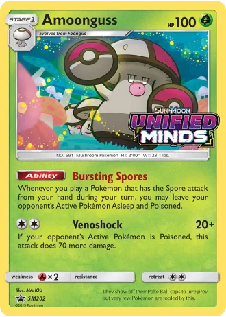 Amoonguss (STAFF) SM202 — Sun & Moon Promos