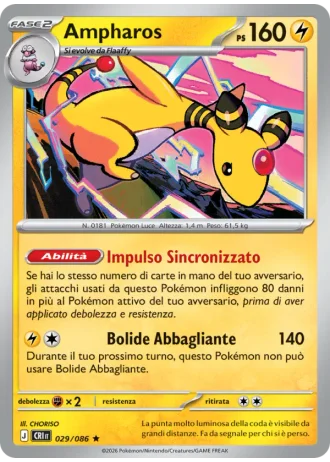 Ampharos #029/86 — Caos Nascente