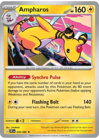 Ampharos #029/86 — Chaos Rising