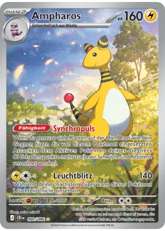 Ampharos #090/86 — Wachsendes Chaos
