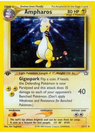 Ampharos #1 — Neo Genesis