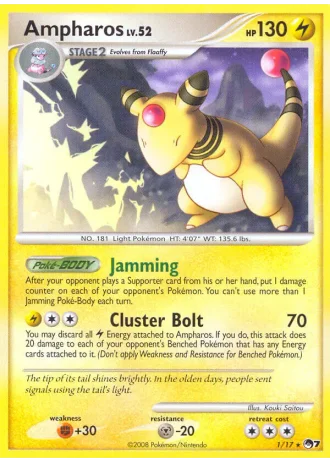 Ampharos #1/17 — POP Série 7