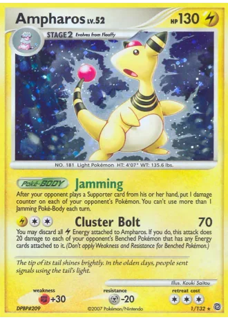 Ampharos #1 — Secret Wonders