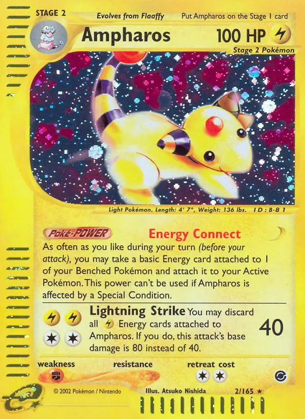 Ampharos #2 — Expedition Base Set