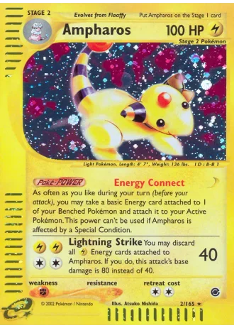 Ampharos #2 — Expedition Base Set