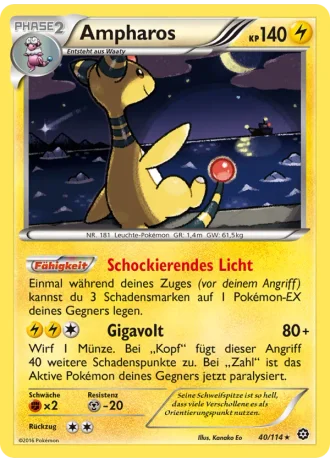 Ampharos #40/114 — Dampfkessel