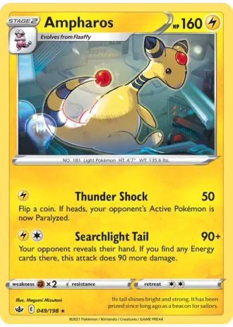 Ampharos #49/198 — Chilling Reign