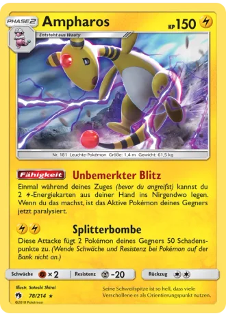 Ampharos #78/214 — Echo des Donners
