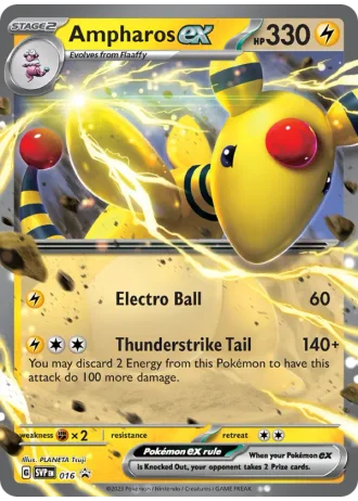 Ampharos ex #016 — Scarlet & Violet Promos
