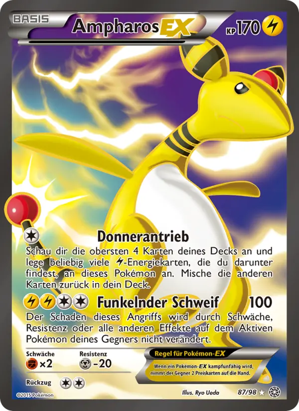 Ampharos EX #87 — Ewiger Anfang
