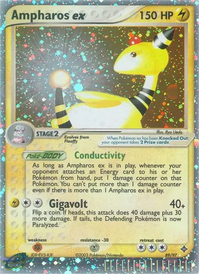 Ampharos ex #89 — Dragon