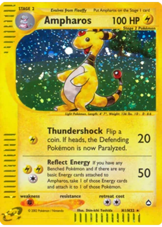 Ampharos H01 — Aquapolis