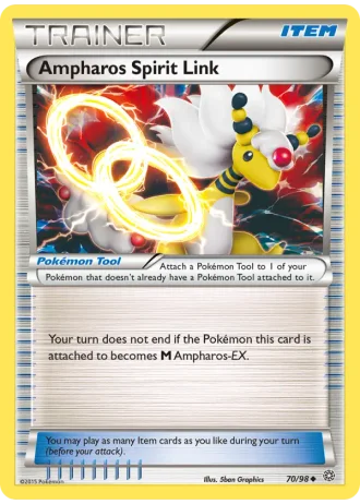 Ampharos Spirit Link #70/98 — Ancient Origins