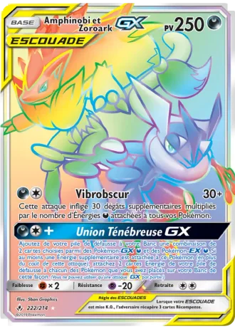 Amphinobi et Zoroark GX #222 — Alliance Infaillible