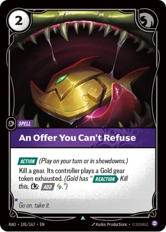 An Offer You Can't Refuse #101/167 — Radiance