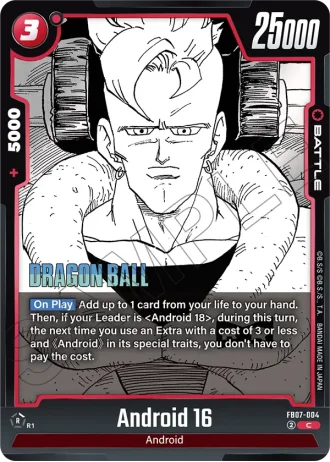 Android 16 SB02-004 — Manga Booster 02 (SB02)