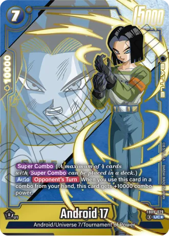 Android 17 (Alternative Art) FB09-029 — Dual Evolution (FB09)