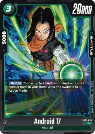 Android 17  FB03-059 — Raging Roar (FB03)