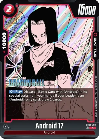 Android 17  SB01-003 — Manga Booster 01 (SB01)